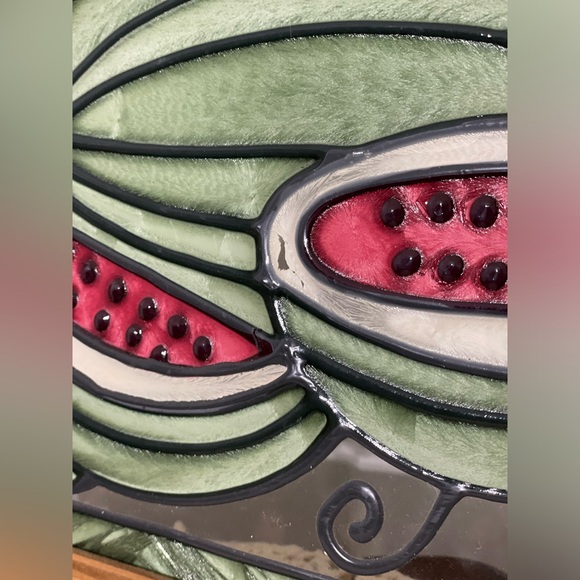 Farmhouse faux stained glass! Beautiful watermelon picture! - Picture 2 of 6